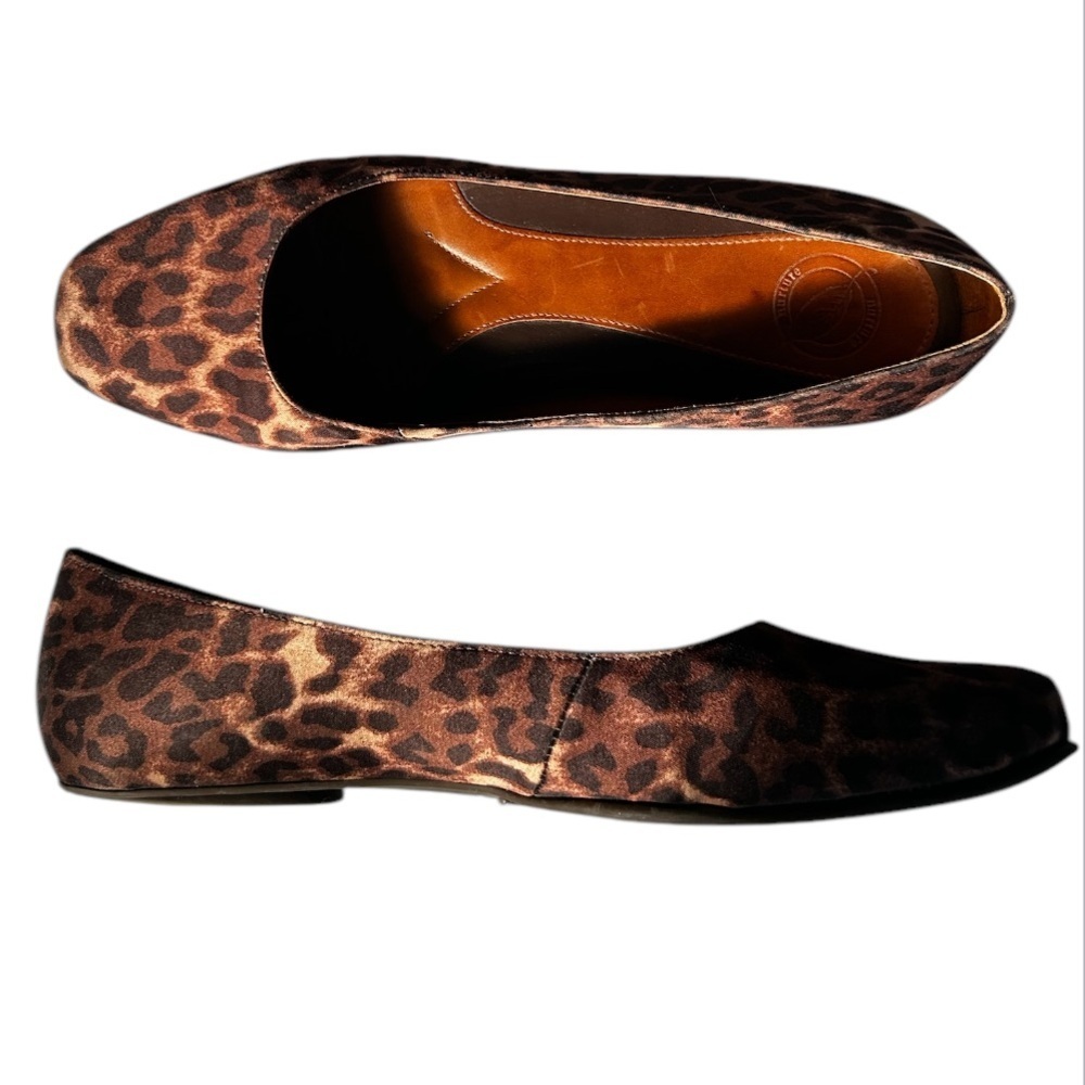 Nurture Leopard Square Toe Ballet Flats 8.5 - Picture 4 of 6